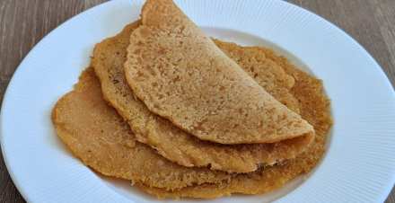 Linsbröd i stekpanna